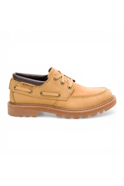 Cat Footwear Cat (caterpillar) Mens Honey Brown Leather Low-cut Boots - Colorado Boat Lo