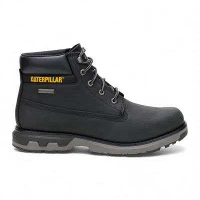 Cat Footwear Caterpillar (cat) Men's Pursue Black Leather Everyday Work Hiking Ankle Boots