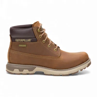 Cat Footwear Caterpillar (cat) Men's Pursue Brown Leather Everyday Work Hiking Ankle Boots