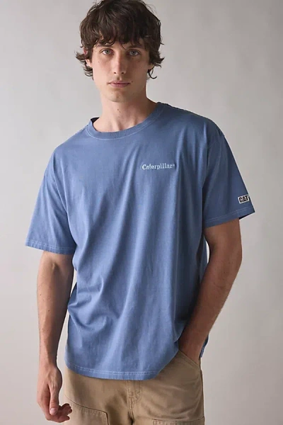 Cat Heavyweight Relaxed Fit Tee In Slate, Men's At Urban Outfitters In Gray