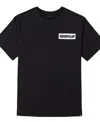 Cat Men's Reflective Erpillar Logo T-shirt In Pitch Black