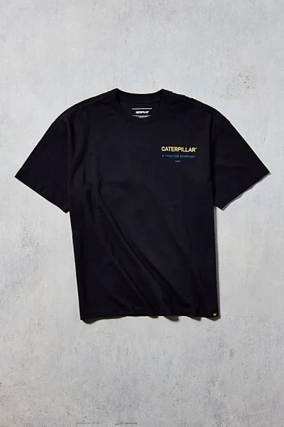 Cat Uo Exclusive Tractor Company Graphic Tee In Black, Men's At Urban Outfitters