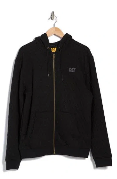 Cat Wwr Fontan Zip Hoodie In Black