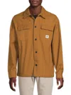 Cat Wwr Men's Dropped Shoulder Canvas Shirt In Bronze