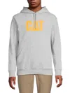 Cat Wwr Men's Farony Logo Hoodie In Light Heather Grey
