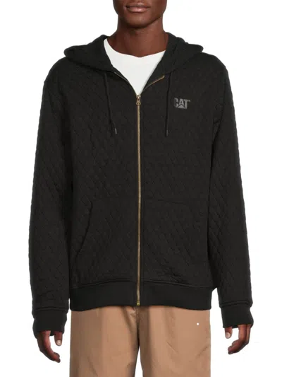 CAT WWR CAT WWR MEN'S FONTAN QUILTED ZIP HOODIE