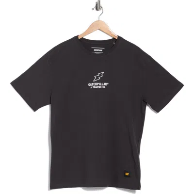 Cat Wwr Relaxed Bolt T-shirt In Black