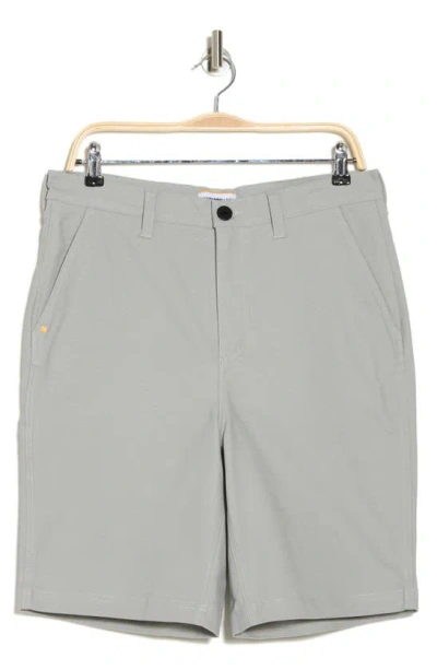 Cat Wwr Stretch Canvas Utility Shorts In Neutral Gray