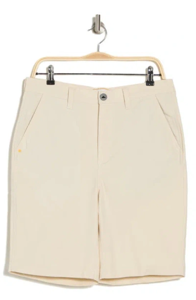 Cat Wwr Stretch Canvas Utility Shorts In Sand Shell