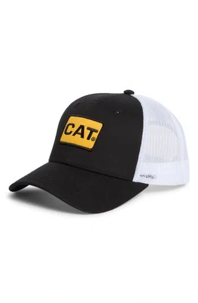 Cat Wwr The Fall Guy Patch Trucker Hat In Black