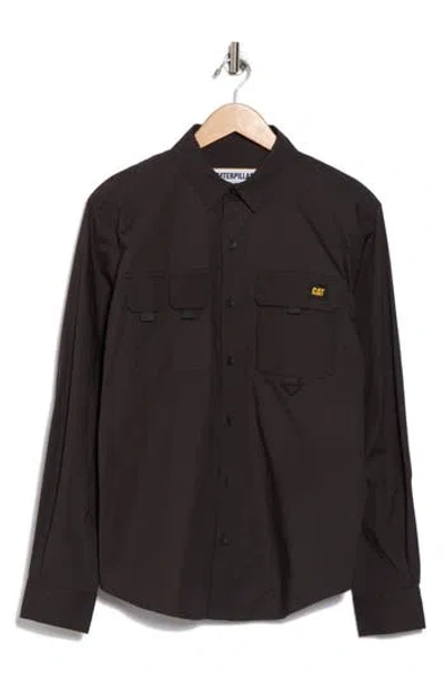 Cat Wwr Utility Button-up Shirt