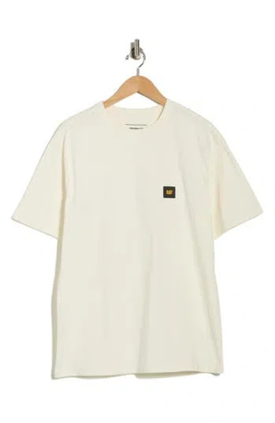 Cat Wwr Washed Heavyweight T-shirt In Brown