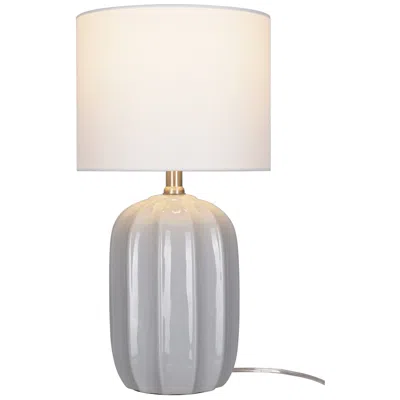 Catalina Arcadia 19.5" High Gray Ceramic Table Lamp