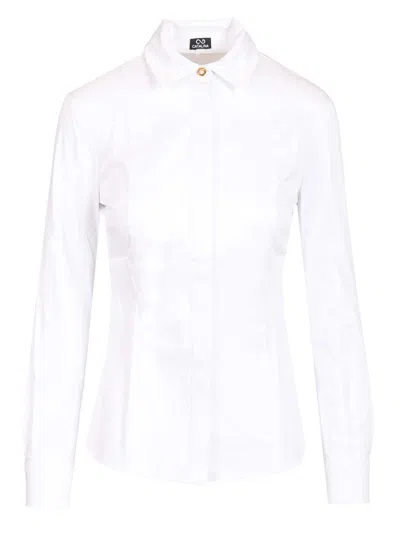 Catalina Camicia In Cotone Con Dettaglio Cravatta Rimovibile Shirts White