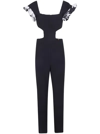 Catalina Cut Out Overall In Black