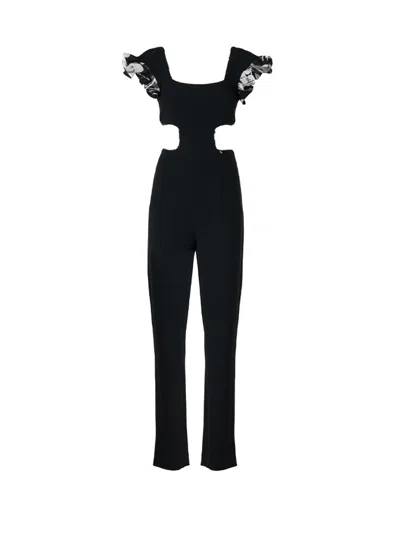 Catalina Cut-out Jumpsuit In Black