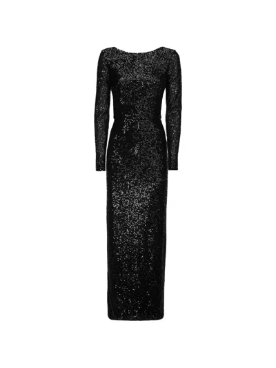 Catalina Georgia Sequin-embellished Open-back Dress In Multi