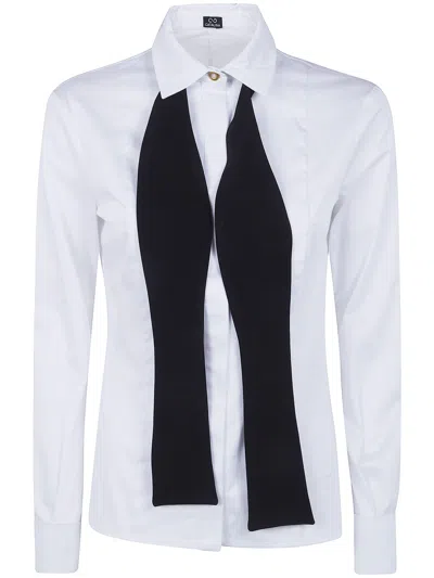 Catalina Jacueline Tie Shirt In White