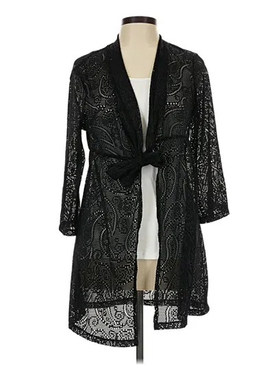 Pre-owned Catalina Kimono In Black