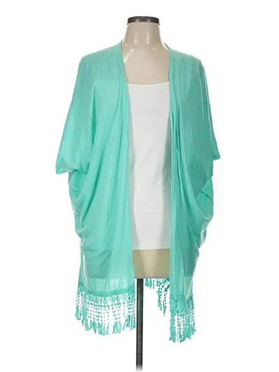 Pre-owned Catalina Kimono In Teal