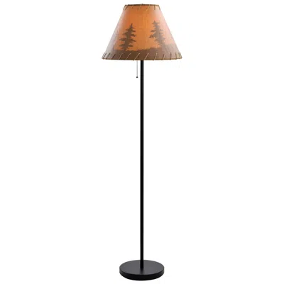 Catalina Lodge 58" High Dark Bronze Floor Lamp