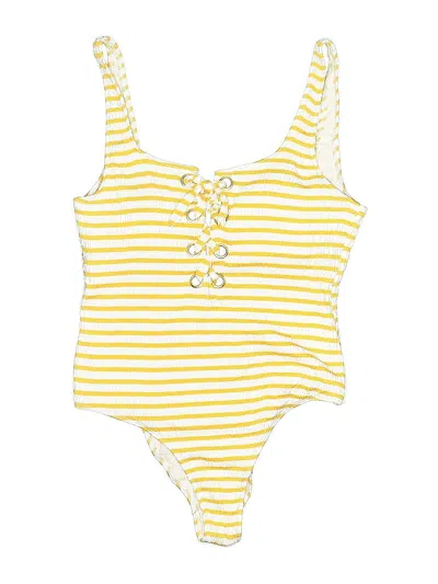 Pre-owned Catalina One Piece Swimsuit In Yellow