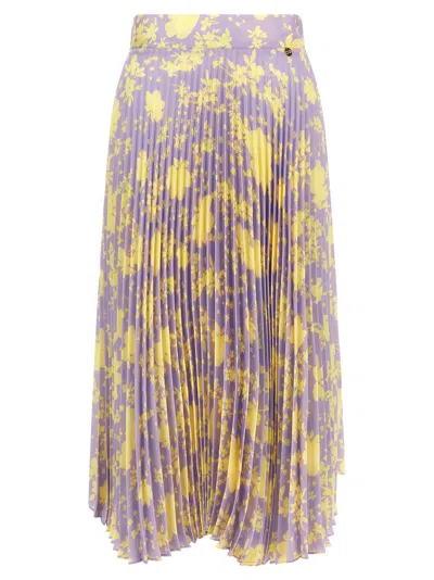 Catalina Pleated Skirt In Purple