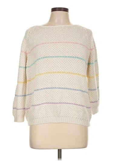 Pre-owned Catalina Pullover Sweater In Ivory