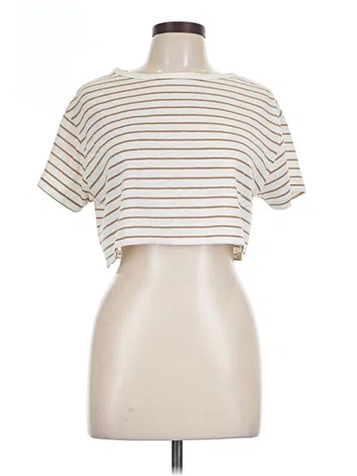 Pre-owned Catalina Short Sleeve Turtleneck In Ivory