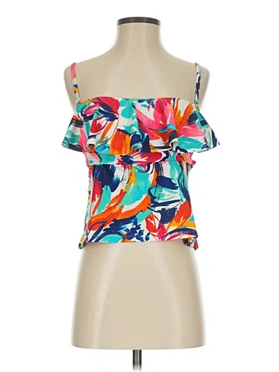 Pre-owned Catalina Sleeveless Blouse In Teal