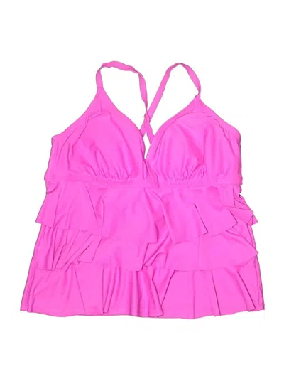 Pre-owned Catalina Swimsuit Top Pink Swimwear