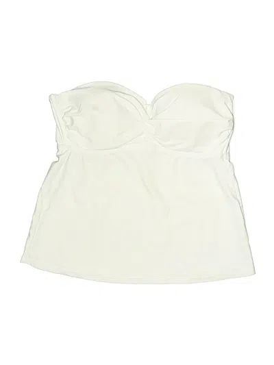 Pre-owned Catalina Swimsuit Top White Swimwear