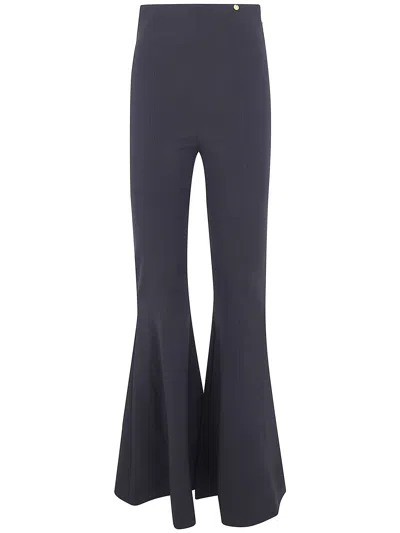 Catalina "venezia" Extra Flare Trousers In Black