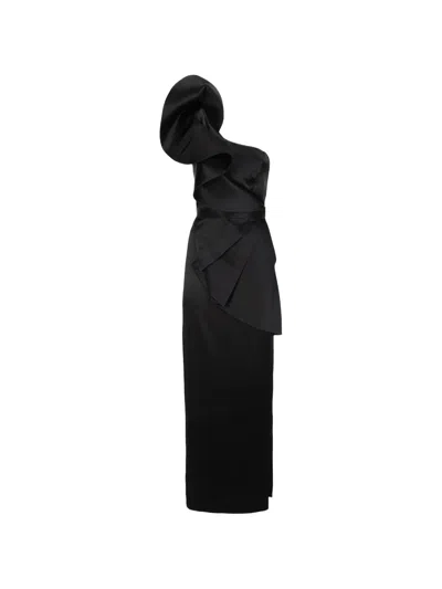 Catalina Venezia Maxi Dress In Black