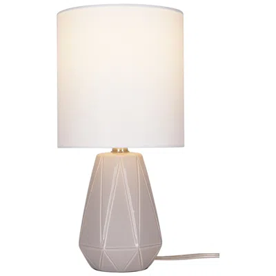 Catalina Zenith 16.5" High Gray Ceramic Table Lamp