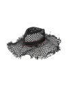 Catarzi 1910 Woman Hat Black Size 7 Paper In Black