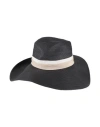 Catarzi 1910 Woman Hat Lead Size 6 ⅞ Paper, Polyester In Grey