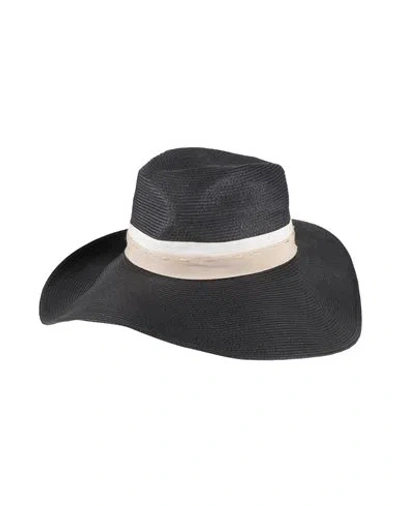 Catarzi 1910 Woman Hat Lead Size 6 ⅞ Paper, Polyester In Gray