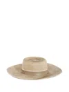 Catarzi Leather-band Sun Hat In Neutral