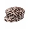 Catarzi Leopard-print Breton Cap