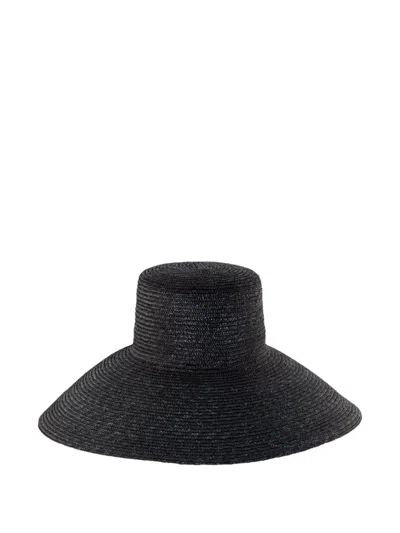 Catarzi Woven Sun Hat In Black
