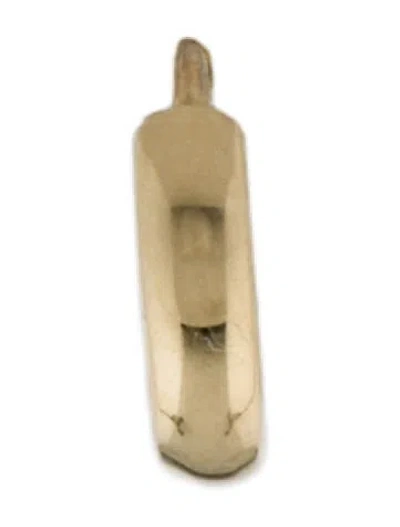 Pre-owned Catbird 14k Chubby Huggy Single Earring In Multi
