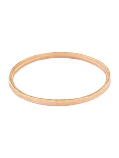 Pre-owned Catbird 14k Classic Hammered Stacking Two Set Of Band In Multi