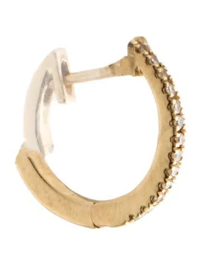 Pre-owned Catbird 14k Diamond Fairy Light Single Hoop Earring In Multi