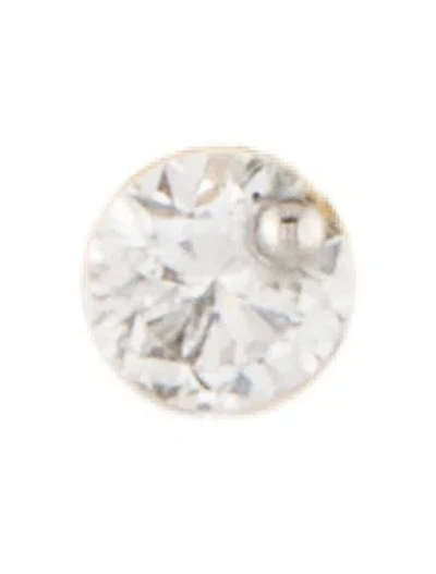 Pre-owned Catbird 14k Diamond Pinprick Single Stud Earring In Multi