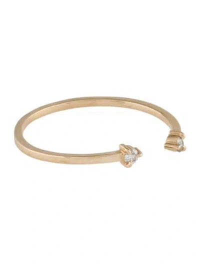 Pre-owned Catbird 14k Her Diamond Eyes Ring In Multi
