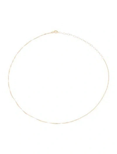 Pre-owned Catbird 14k Lover's Collar Chain Necklace, 16.5" In Multi