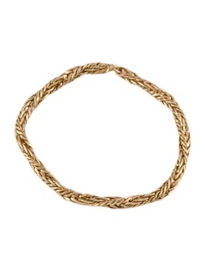 Pre-owned Catbird 14k Lover's Soft Chain Ring In Multi