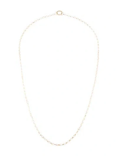 Pre-owned Catbird 14k Memento Custom Charm Holder Chain Necklace, 18.5" In Multi