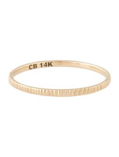 Pre-owned Catbird 14k Petite Gold Fountain Ring In Multi